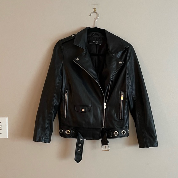 Zara Faux Leather Jacket - Picture 5 of 7